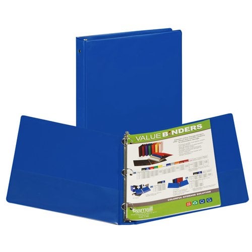 Samsill Cobalt Value Round Ring Storage Binder
