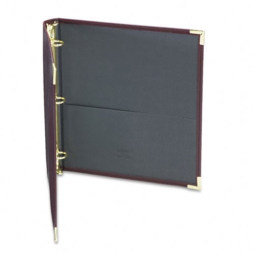 Samsill 1" Burgundy Classic Collection Ring Binder Portfolio - 15pk