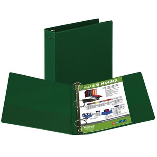 Samsill Green Value Round Ring Storage Binder - 12pk