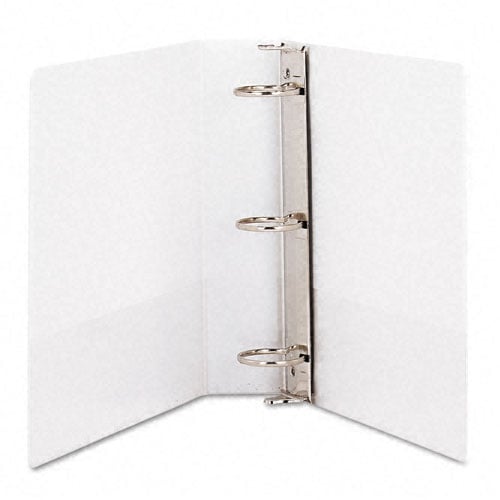 Samsill 2" White Clean Touch Antimicrobial Round Ring View Binder - 12pk