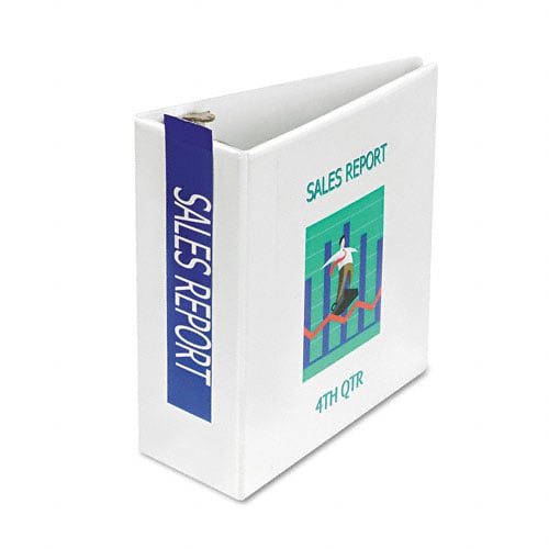 Samsill 4" Clean Touch Antimicrobial D-Ring View Binder - 6pk