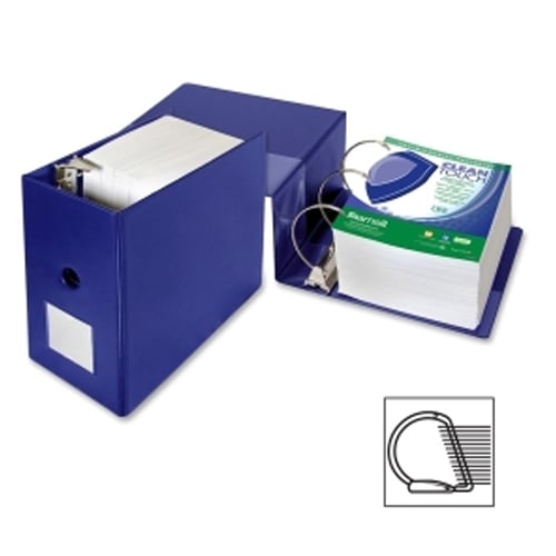 Samsill 6" Blue Clean Touch Antimicrobial D-Ring Binder - 6pk