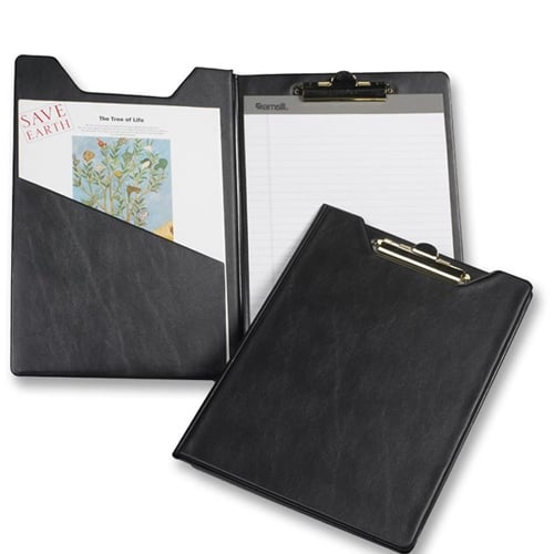 Samsill Black Professional Heavyweight Pad Holder - 20pk