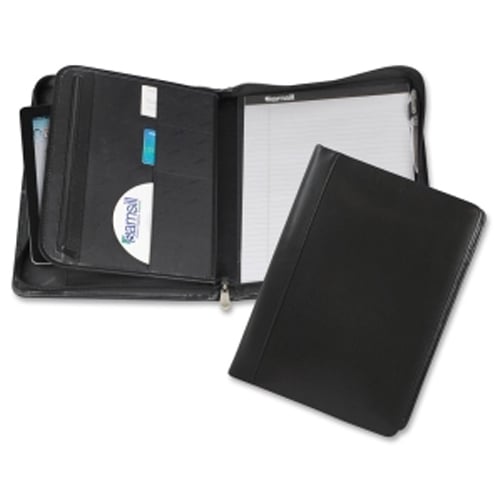 Samsill Black Regal Zipper Pad Holder - 5pk