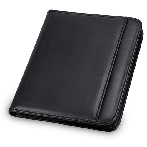 Samsill Black Sterling Zipper Pad Holder - 12pk