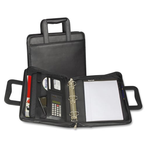 Samsill Sterling Zipper Binder Portfolio -8pk