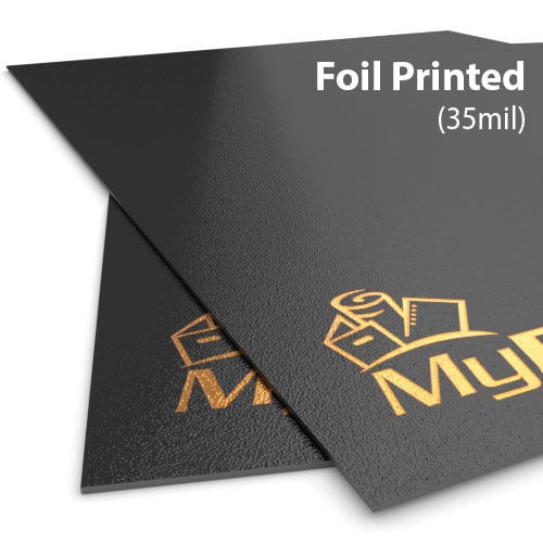 35mil Sand Poly Foil Printed Covers - Add Your Logo