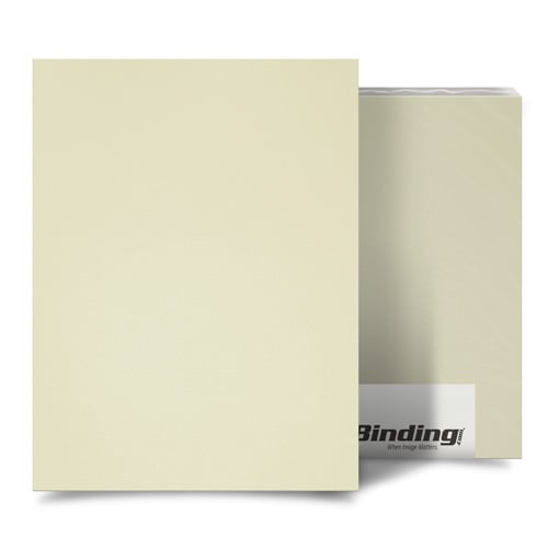 Ivory 35mil Sand Poly 5.5" x 8.5" Binding Covers - 25pk