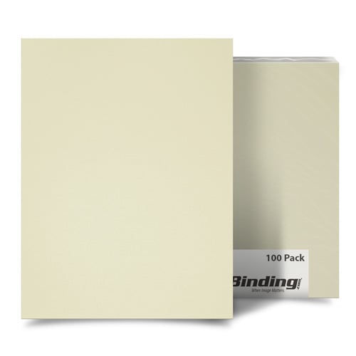 Beige 35mil Sand Poly 8.5" x 14" Binding Covers - 25pk