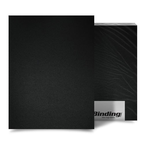Black 35mil Sand Poly 9" x 11" Binding Covers - 25pk