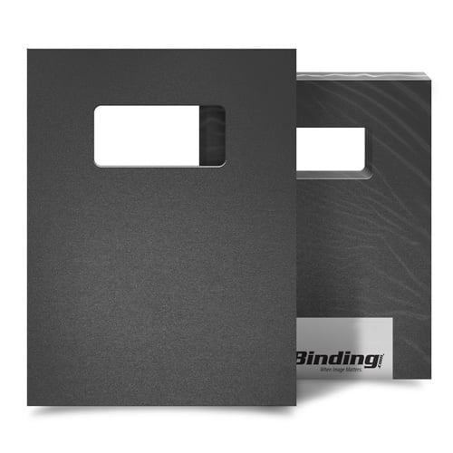 Dark Gray 35mil Sand Poly Binding Covers