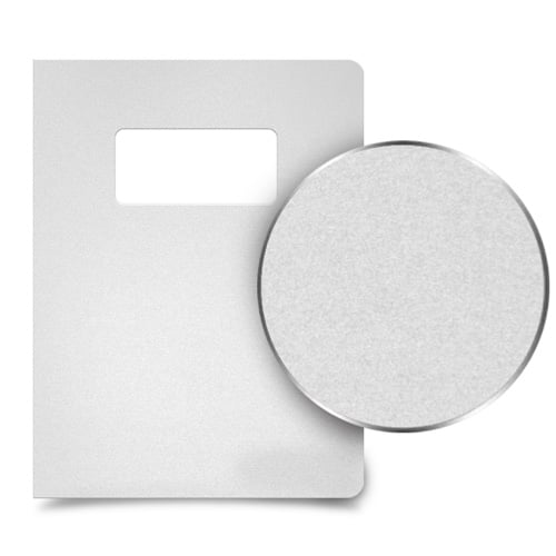 Frost 16mil Sand Poly 8.75" x 11.25" Covers with Windows - 25pk