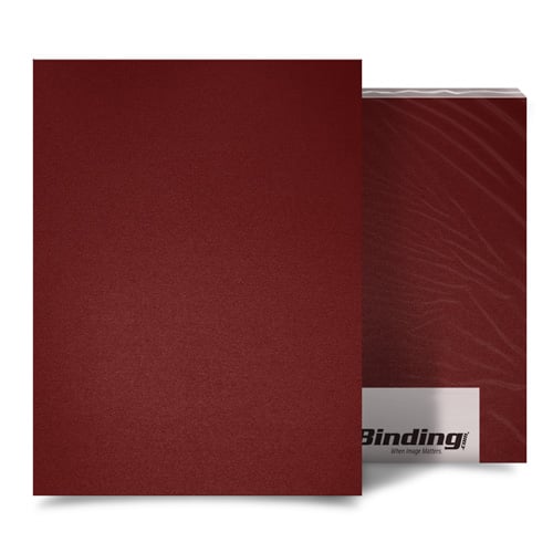 Maroon 55mil Sand Poly 8.5" x 14" Binding Covers - 10pk