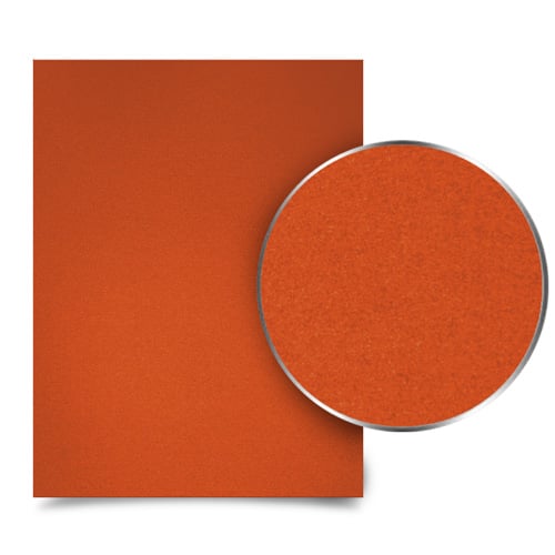 Orange 35mil Sand Poly 8.5" x 11" Binding Covers - 25pk