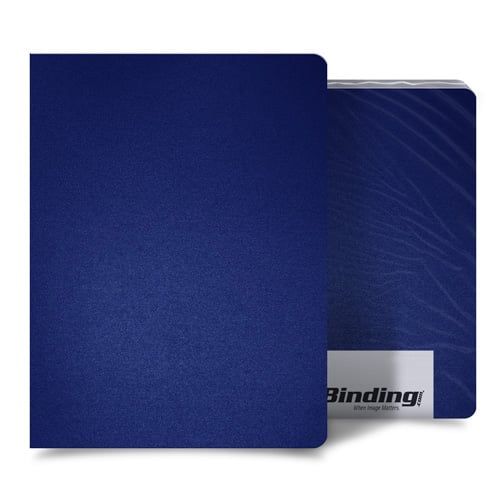 Par Blue 35mil Sand Poly 8.75" x 11.25" Binding Covers - 25pk