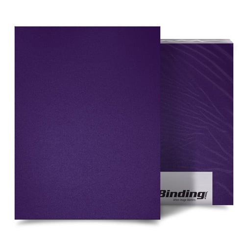 Purple 35mil Sand Poly 9" x 11" Binding Covers - 25pk