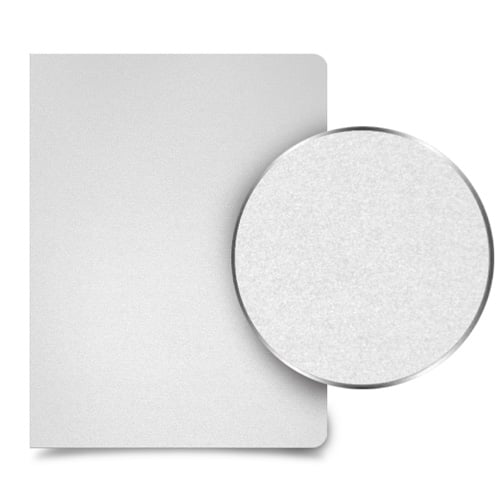 White 35mil Sand Poly 8.75" x 11.25" Binding Covers - 25pk