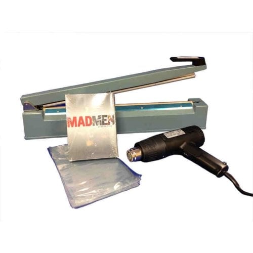 SealerSales 16" Shrink Wrapping Starter Kit w/  6" x 11" VHS Shrink Bags