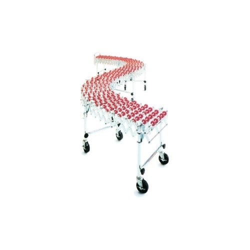 SealerSales SW-18-12 Gravity Skate Wheel Conveyor (18" Wide x 3' Compacted to 12' Expanded)