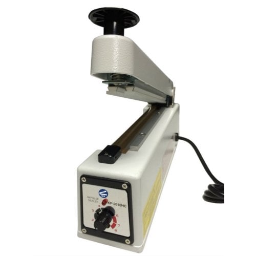 SealerSales KF-210HC 8" Hand Impulse Sealer w/ Sliding Cutter (10mm Seal Width)