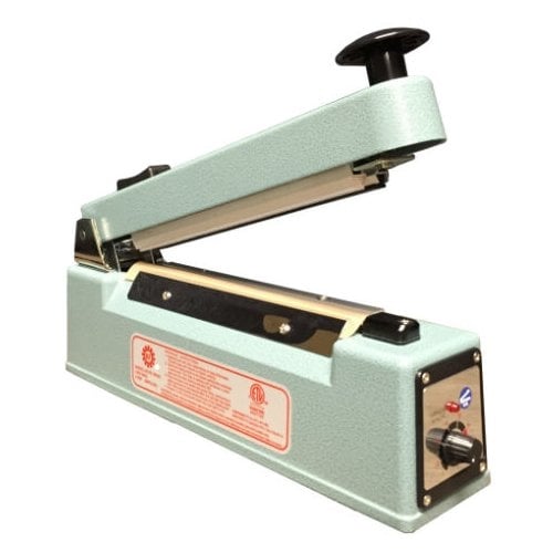 SealerSales KF-200HC 8" Hand Impulse Sealer w/ Sliding Cutter (2mm Seal Width)