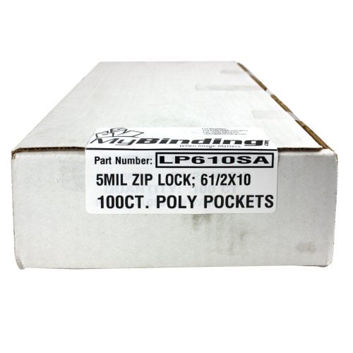 Self Adhesive Lock-It Pockets 6-1/2" x 10" - 100pk