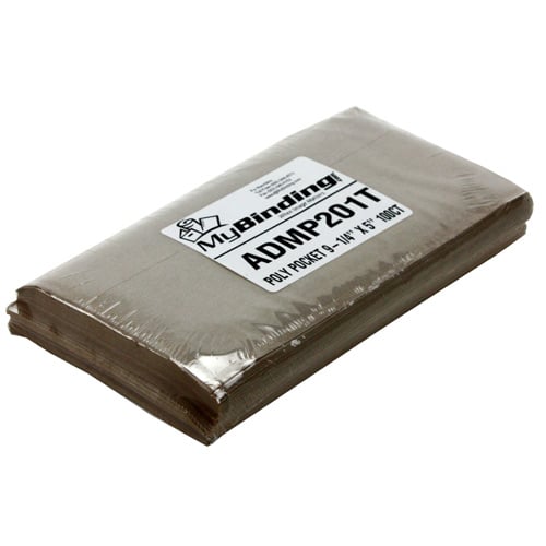 Self Adhesive Poly Pockets 5" x 9-1/4" - 100pk