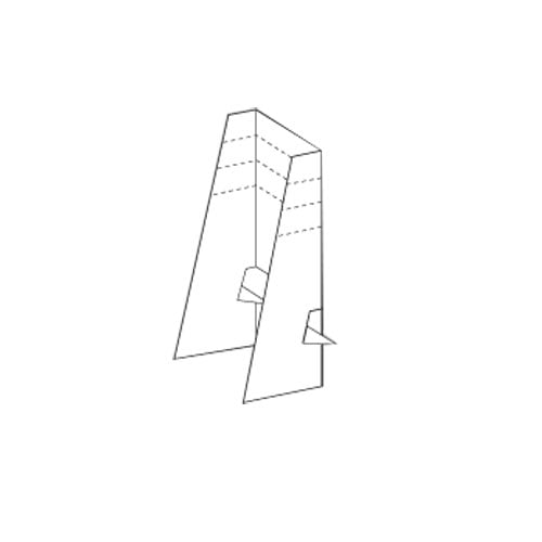 Self-Sizing Three Fold Perforated Easel - 12 Easels