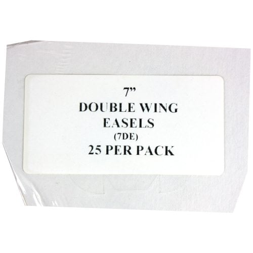 Self Stick White Double-Wing Easel Backs - 25pk