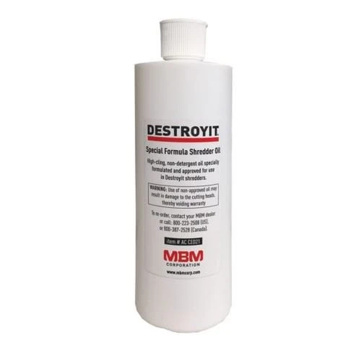 MBM DestroyIt Shredder Oil - 1 Pint Bottle