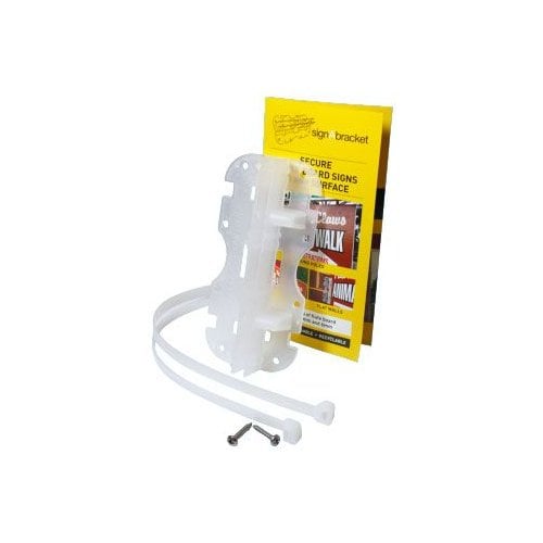 Sign-A-Brackets for Mounting Corrugated Plastic Board