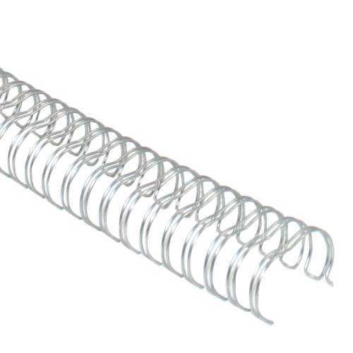 Pewter 1-1/2" 2:1 Pitch Twin Loop Wire - 20pk