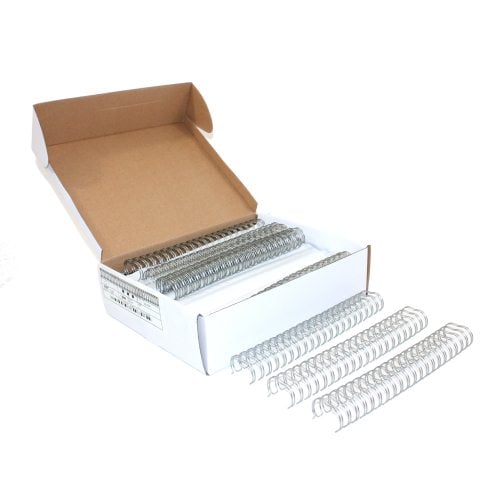 Pewter 1" 2:1 Pitch Twin Loop Wire - 100pk