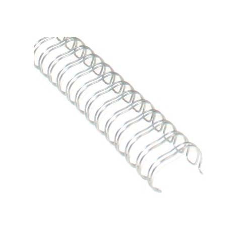Silver 3/4" 2:1 Pitch Twin Loop Wire - 50pk