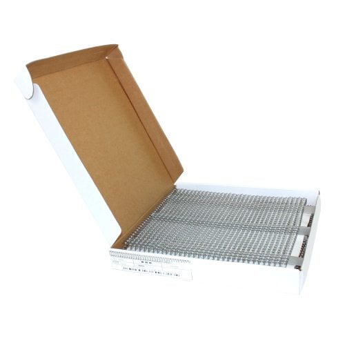 Silver 5/16" 3:1 Pitch Twin Loop Wire - 100pk