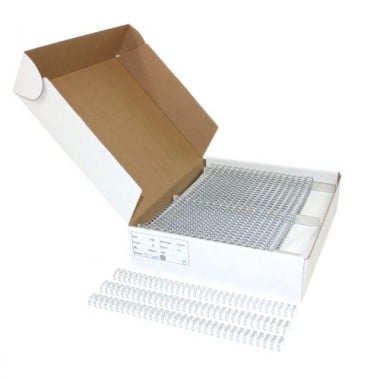 Silver 3:1 Pitch Twin Loop Wire