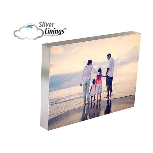 Silver Linings Photo Mounting Frame - 8" x 20" Self-Adhesive - 10/Bx