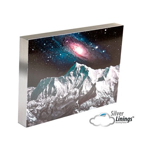 Silver Linings Photo Mounting Frame - 8" x 20" Self-Adhesive - 10/Bx