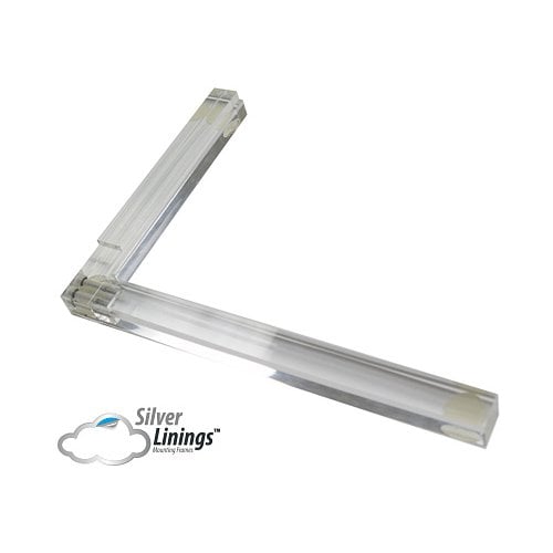 Silver Linings Photo Mounting Frame - 8" x 20" Self-Adhesive - 10/Bx