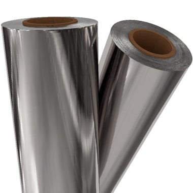 Silver Metallic 24" x 1000' Laminating / Toner Fusing Foil