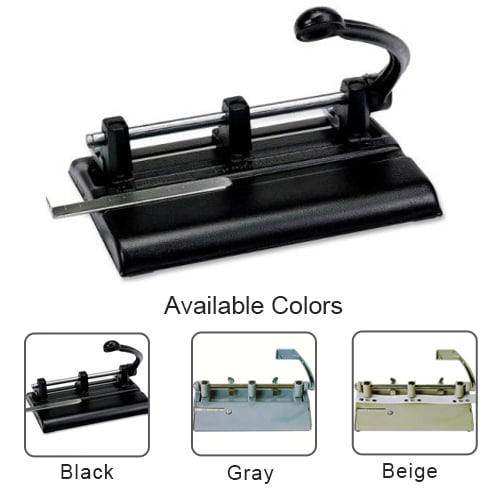 SKILCRAFT Heavy-Duty Adjustable 3-Hole Punches (13/32" Holes)