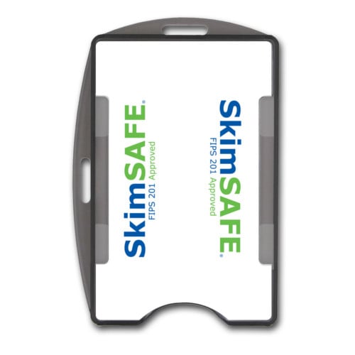 SkimSAFE 153095GY Gray Single Card Holder - 50pk