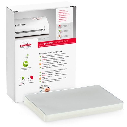 Swedex 5mil 12" x 18" Menu Size High Speed Laminating Pouches - 100pk