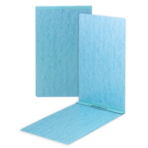 Smead 2" Blue 8.5" x 14" PressGuard Report Cover with Top Prong Fastener
