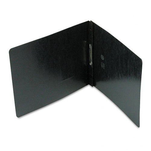 Smead 2" Black 8.5" x 11" PressGuard Report Cover with Top Prong Fastener