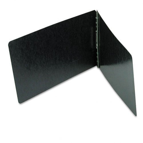 Smead 2" Black 8.5" x 14" PressGuard Report Cover with Top Prong Fastener