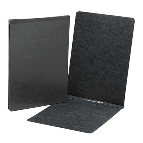 Smead 3" Black 11" x 17" PressGuard Report Cover with Side Prong Fastener