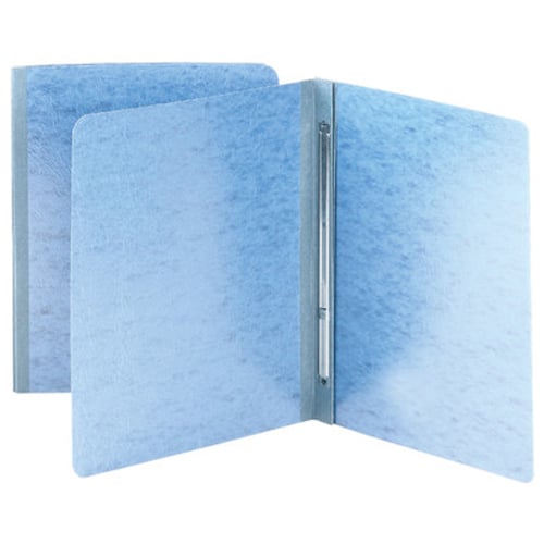 Smead 3" Blue 8.5" x 11" PressGuard Report Cover with Side Prong Fastener