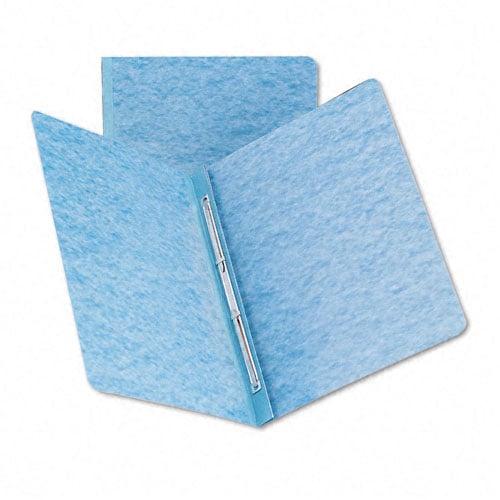 Smead 3" Blue 8.5" x 11" PressGuard Report Cover with Side Prong Fastener