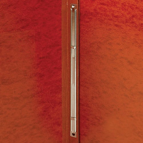 Smead 3" Red 8.5" x 11" PressGuard Report Cover with Side Prong Fastener
